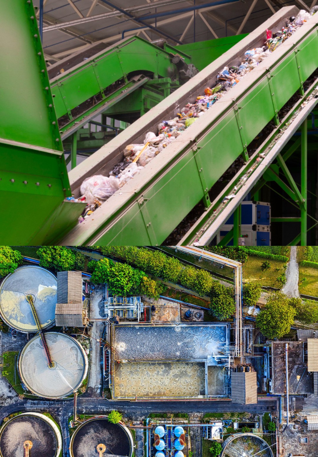 Imagem da área Reciclagem e Tratamento de Efluentes