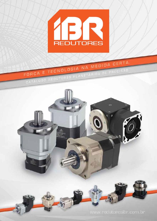 Capa CATÁLOGO PLANETÁRIOS DE PRECISÃO